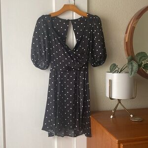 Reformation polka dot dress